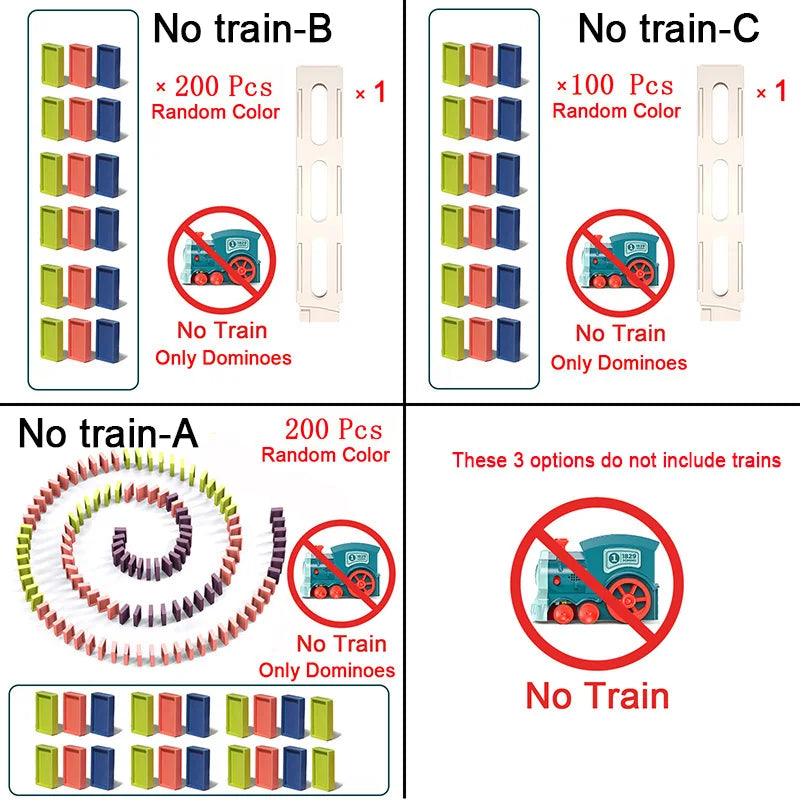 Domino Train – Pedagogiskt domino- och tåglekset