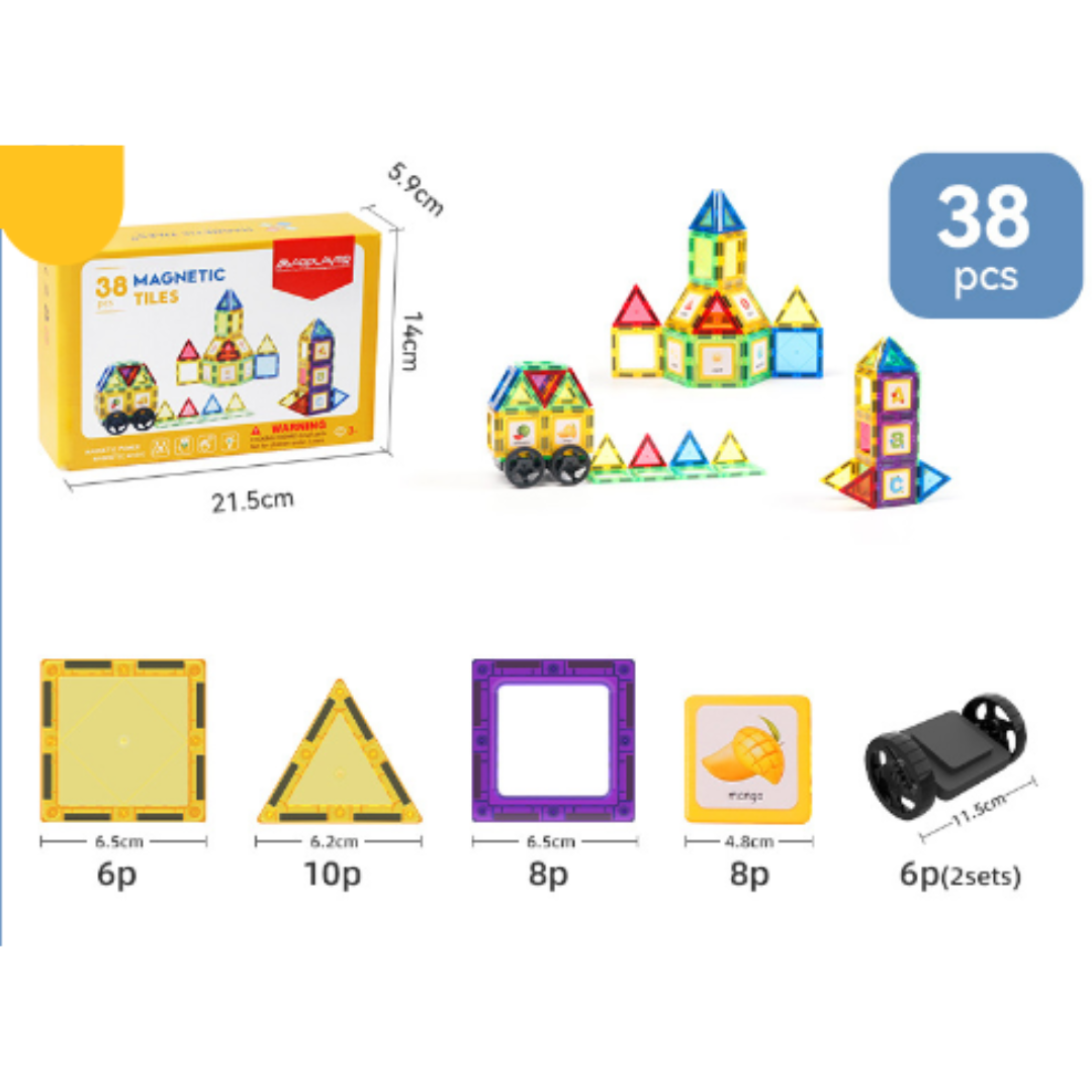 Magnet Toys™ - Släpp loss kreativiteten - Magnetiska plattor