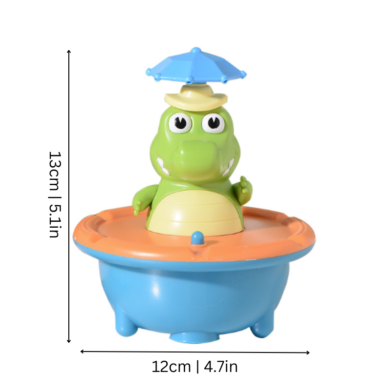 SplashCroco – Krokodilleksak för bad och pool | Magisk vattenlek för barn