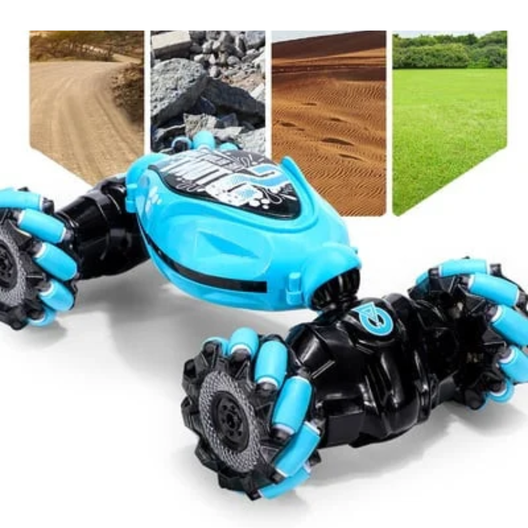 Stuntbil med handkontroll – 360° flips & 4WD för barn