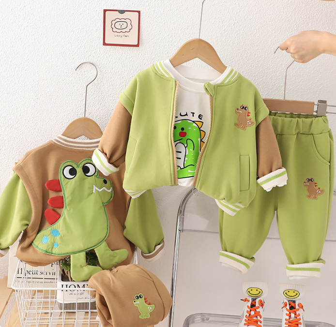 3-delat barnset – Casual Dino
