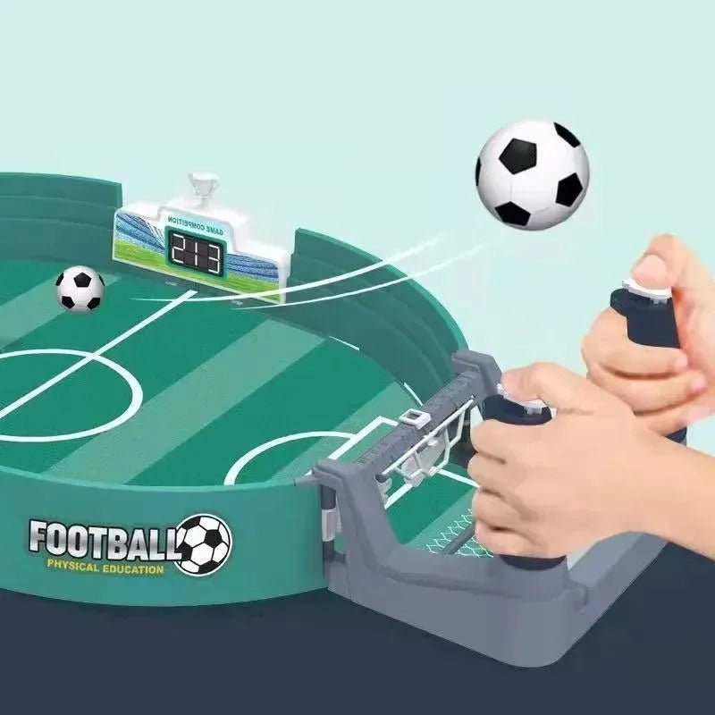 Kompakt Bordfotboll för Hem och Familj – Tvåspelarläge, Hållbar & Rolig Underhållning