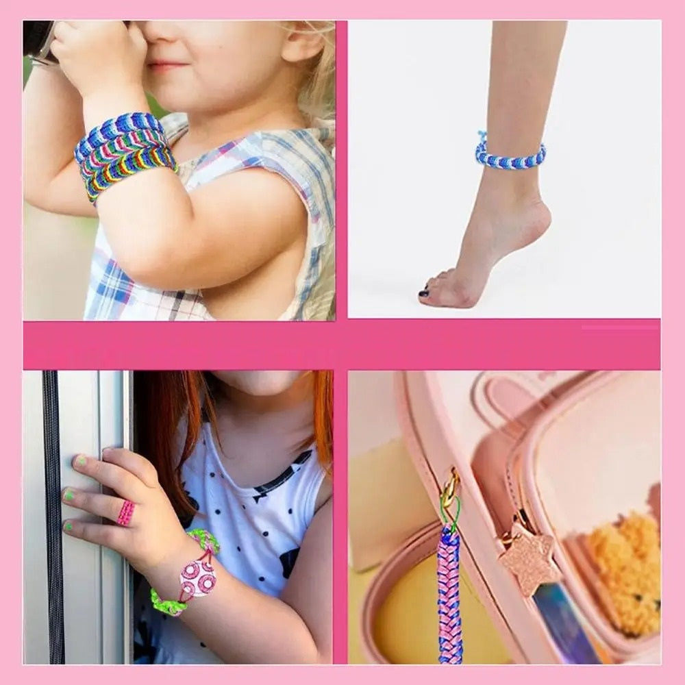 Kreativt Stickset för Barn – Gör Egna Armband & Ringar | Pedagogisk Pysselleksak från 3 år