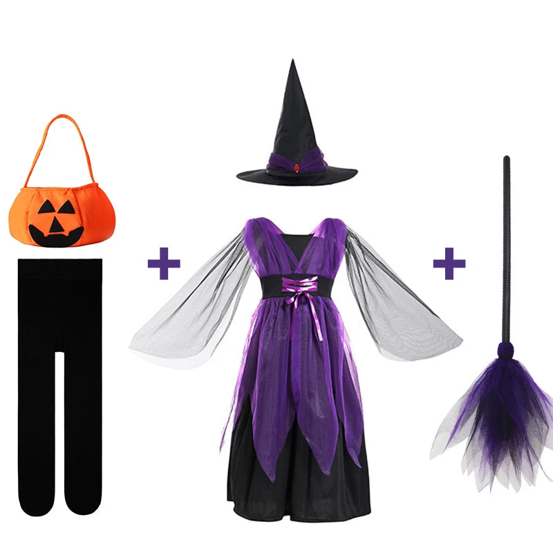 Halloweenutklädnad – klänning för karneval, cosplay och temafester