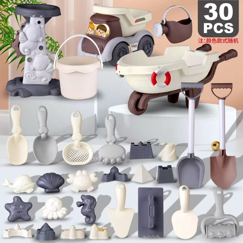 Beach Set – Strandleksaker för barn med hink, formar och spadar
