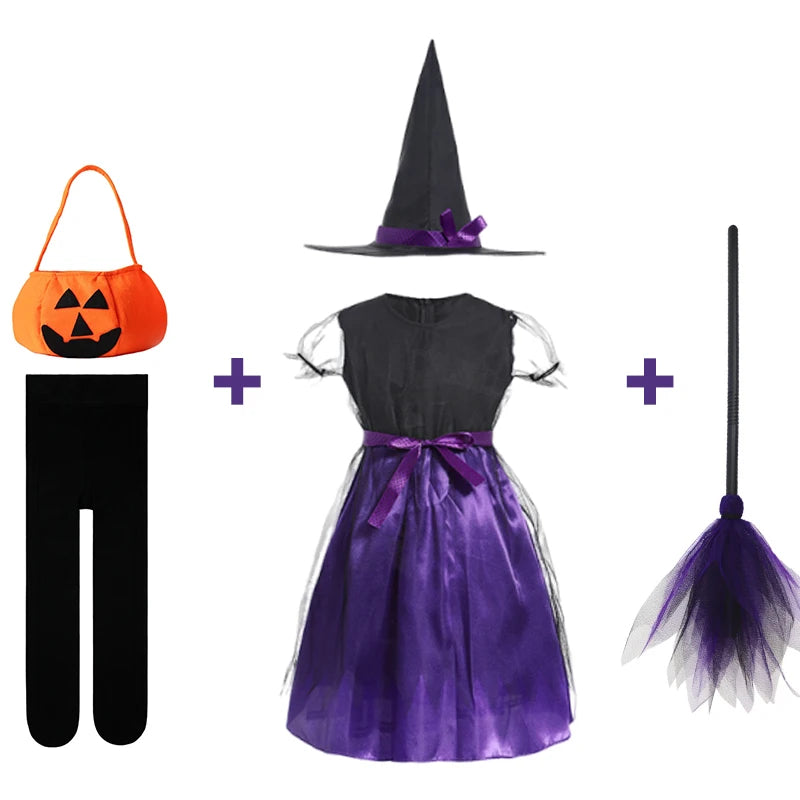 Halloweenutklädnad – klänning för karneval, cosplay och temafester