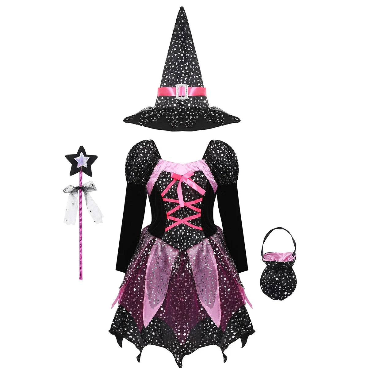 Halloweenutklädnad – klänning för karneval, cosplay och temafester