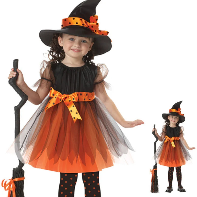 Halloweenoutfit – klänning för cosplay och karneval, elegant och enkel