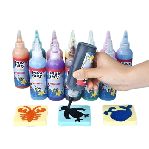 Magiskt pysselset för barn – skapa féfigurer och undervattenskaraktärer med vatten | FairyFlow Skaparkit
