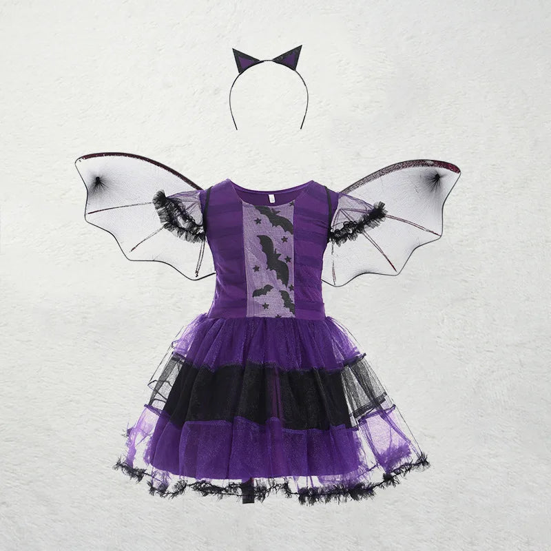 Halloweenoutfit – klänning för cosplay och karneval, elegant och enkel