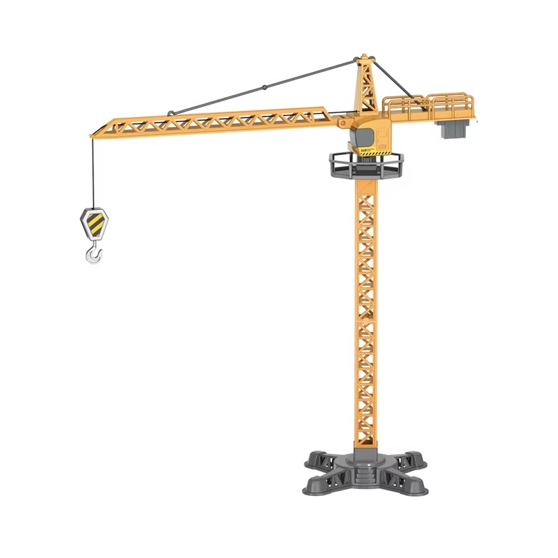 Byggarbetsplats leksaksset för barn | Grävmaskin, kran och gaffeltruck