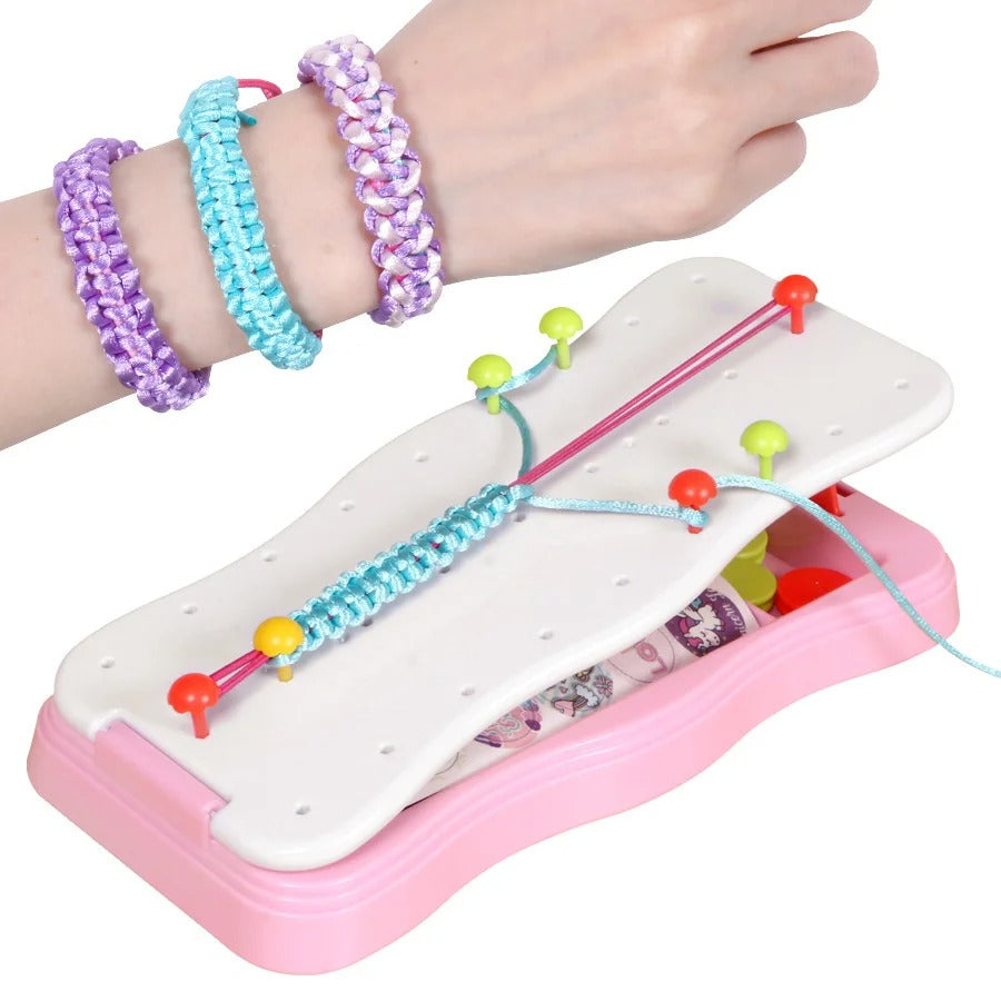 Kreativt Stickset för Barn – Gör Egna Armband & Ringar | Pedagogisk Pysselleksak från 3 år