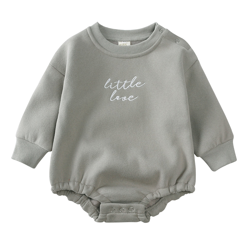 Varm babybody med tröjdesign – Bekväm för alla säsonger