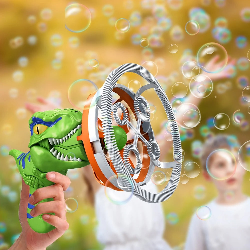 Såpbubblemaskin med dinosaurie – Automatisk bubbelleksak för barn