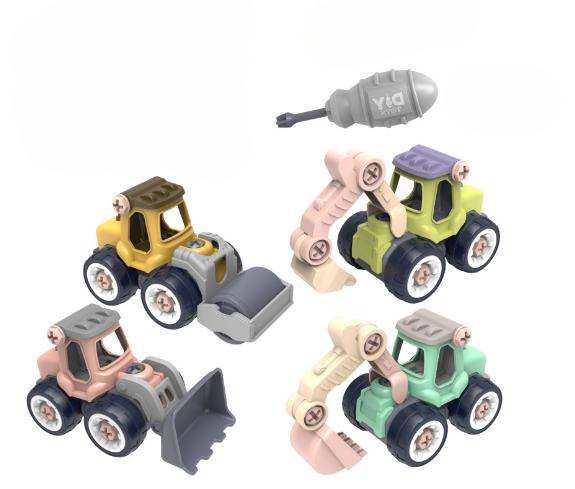Bygg- och fordonsset för barn – Mini Engineering lekset