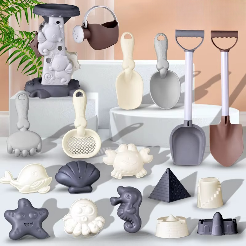 Beach Set – Strandleksaker för barn med hink, formar och spadar