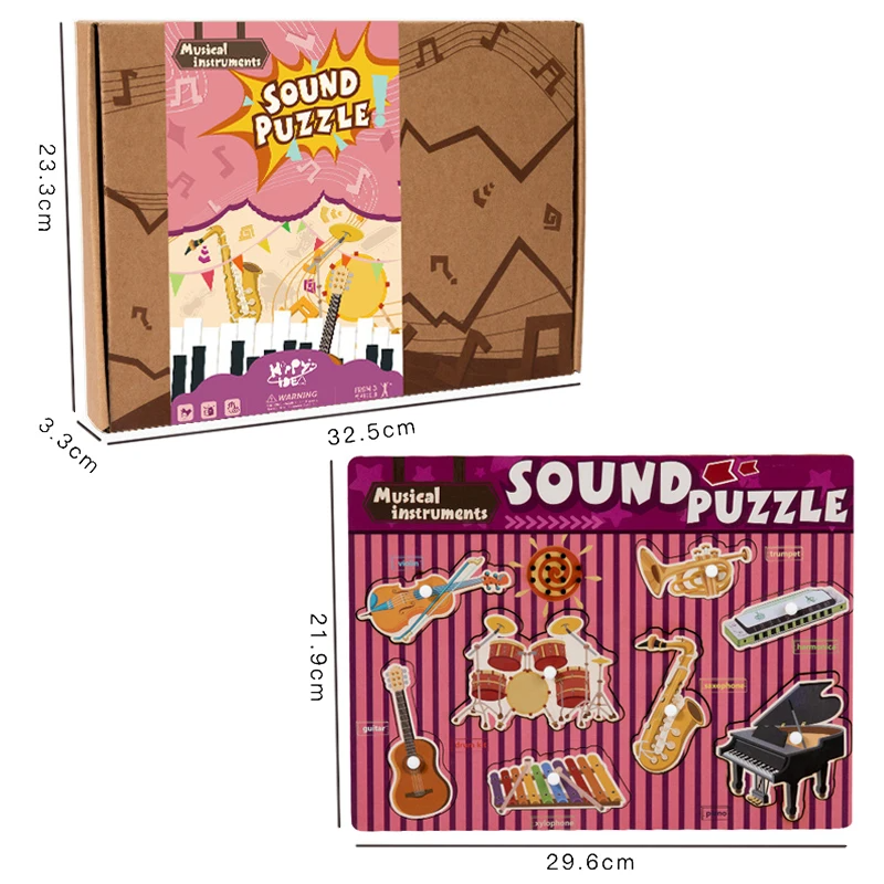 Pedagogiskt ljud- och formspel – Sound Matching Game