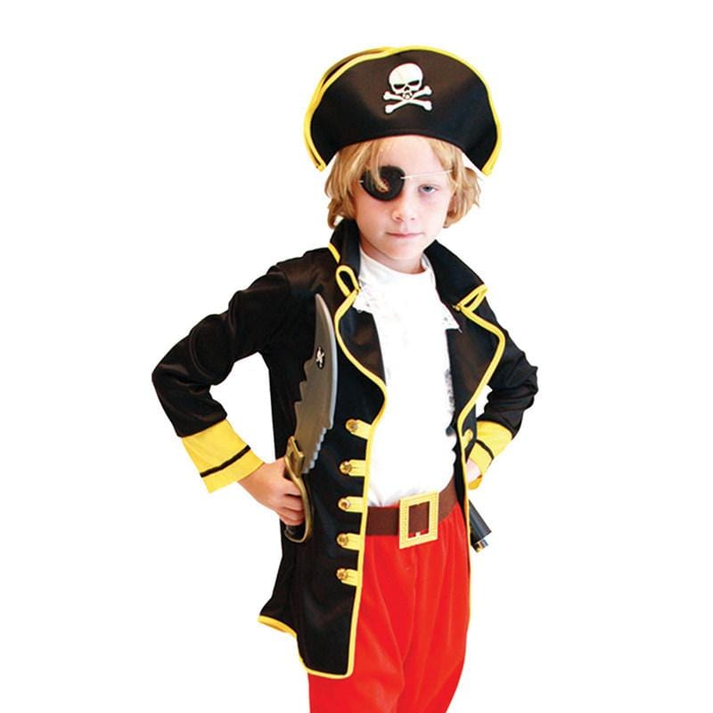 Halloweenkostym Barn – Piratkung med Jacka & Tillbehör, Äventyrlig & Bekväm