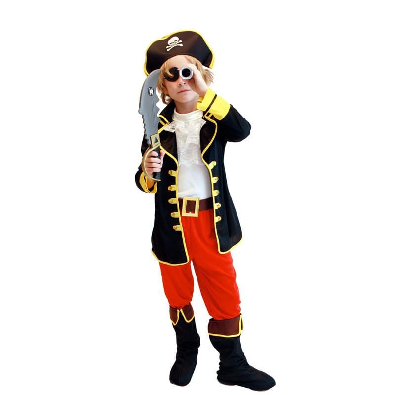 Halloweenkostym Barn – Piratkung med Jacka & Tillbehör, Äventyrlig & Bekväm