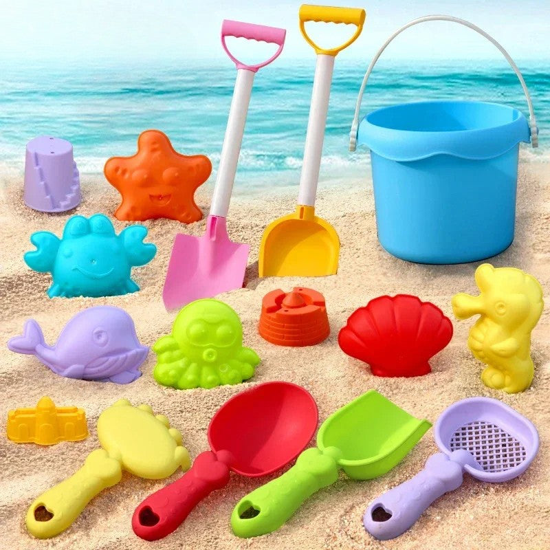 Beach Fun Set – Strandleksaker för barn med sandslottsbygge