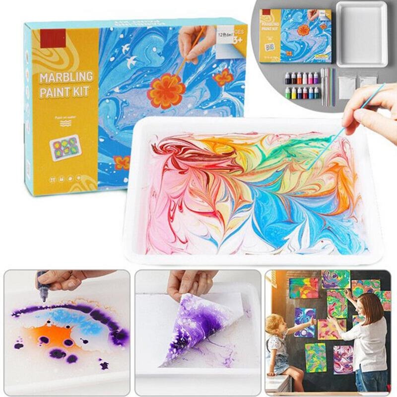 Water Marbling Paint Set – färgset för vattenmarmorering