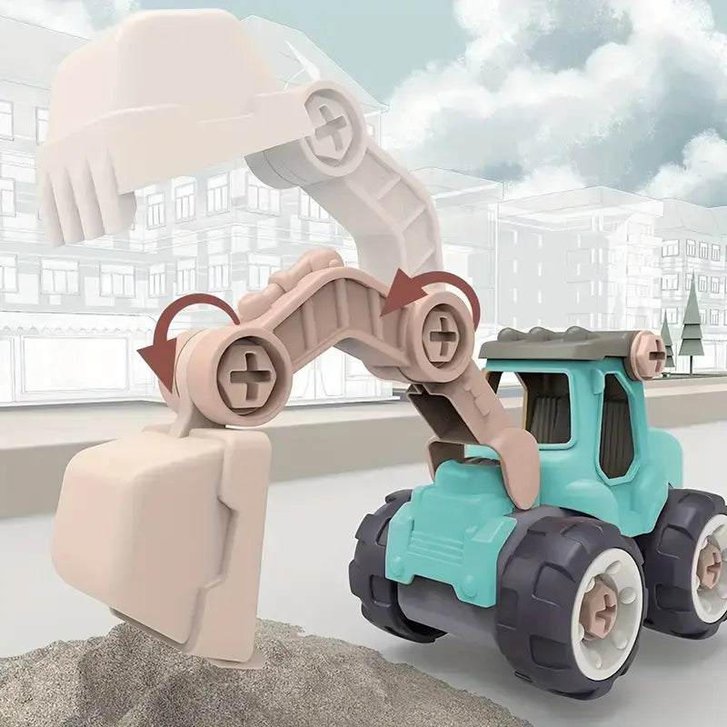 Bygg- och fordonsset för barn – Mini Engineering lekset