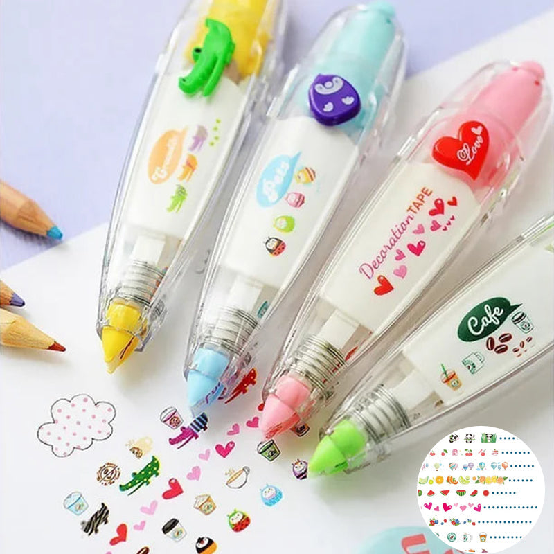 CreativeTape Roller – Dekorativ Tejppenna för Journaling, Planering & DIY-projekt
