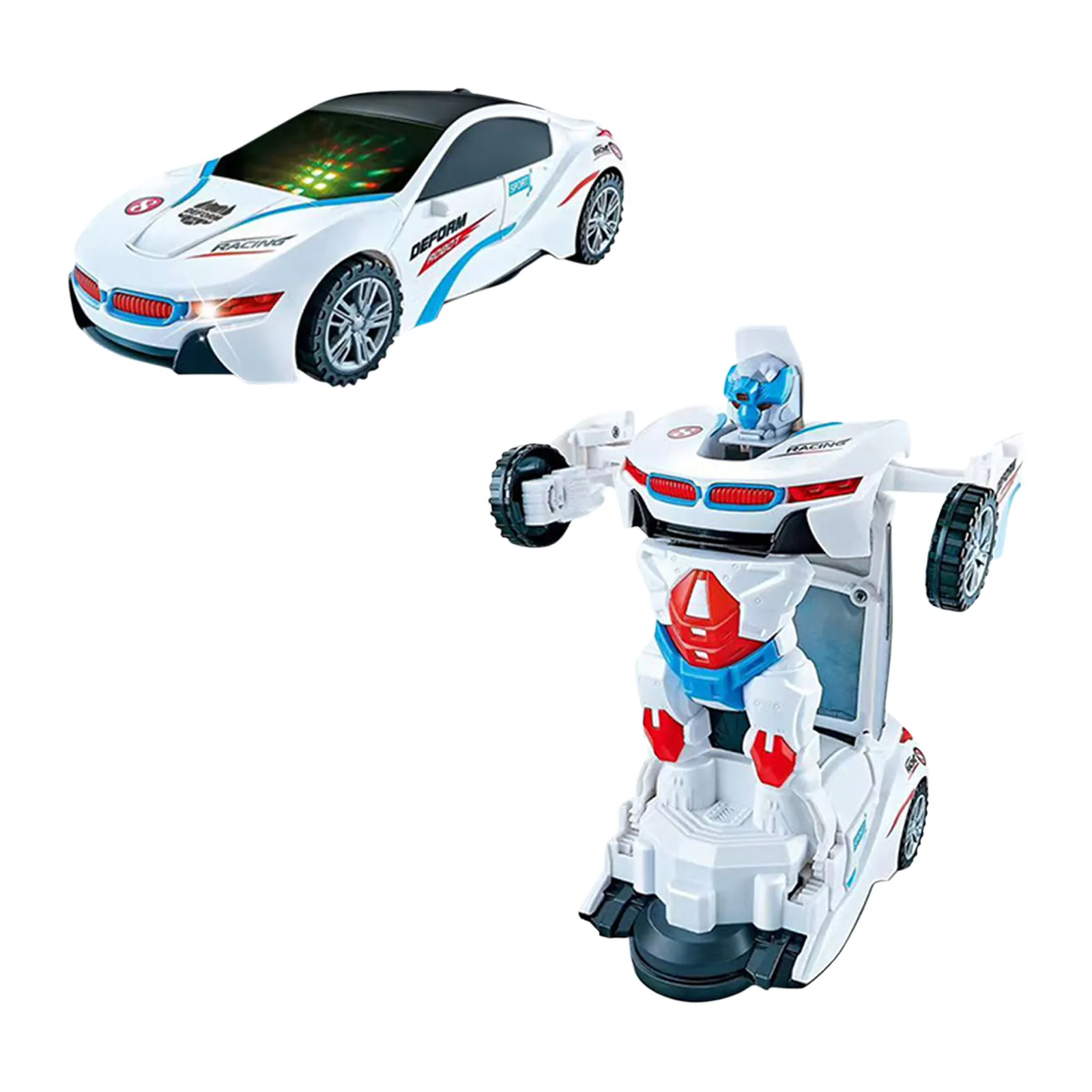 Transformationsleksaksbil – Robotfunktion och hinderigenkänning
