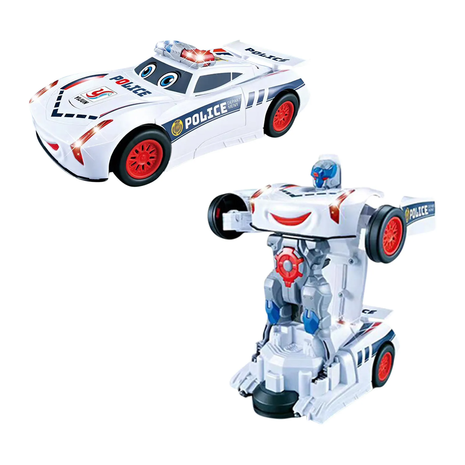 Transformationsleksaksbil – Robotfunktion och hinderigenkänning