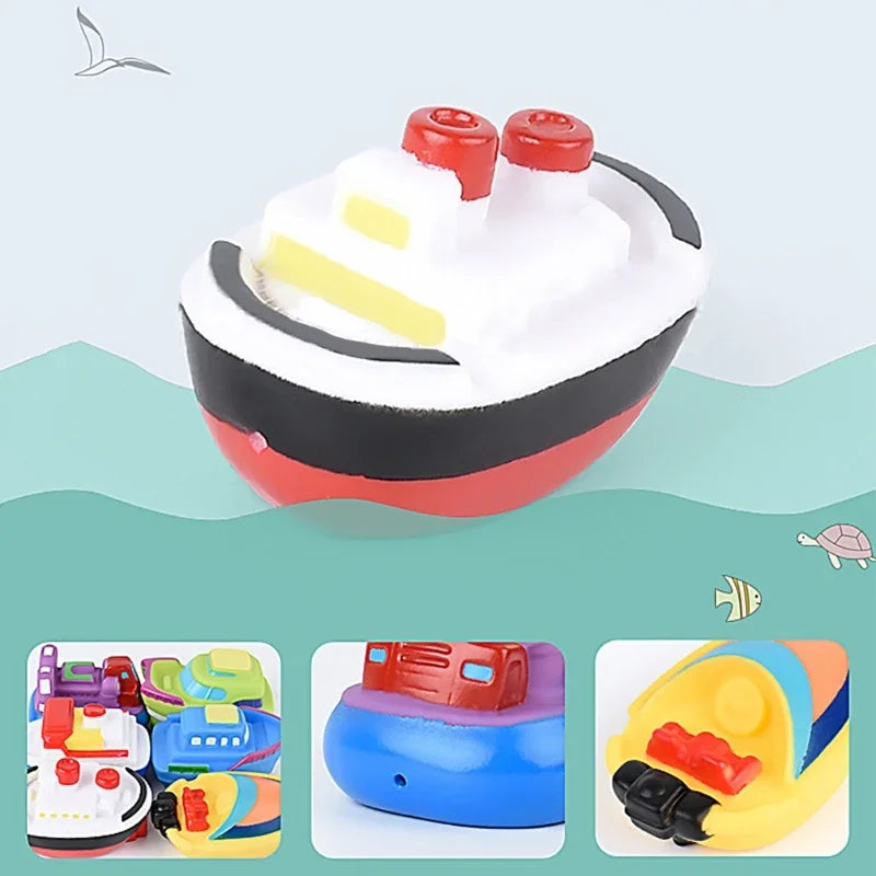 Bath Boat Set – Färgglada leksaksbåtar för rolig och trygg badstund