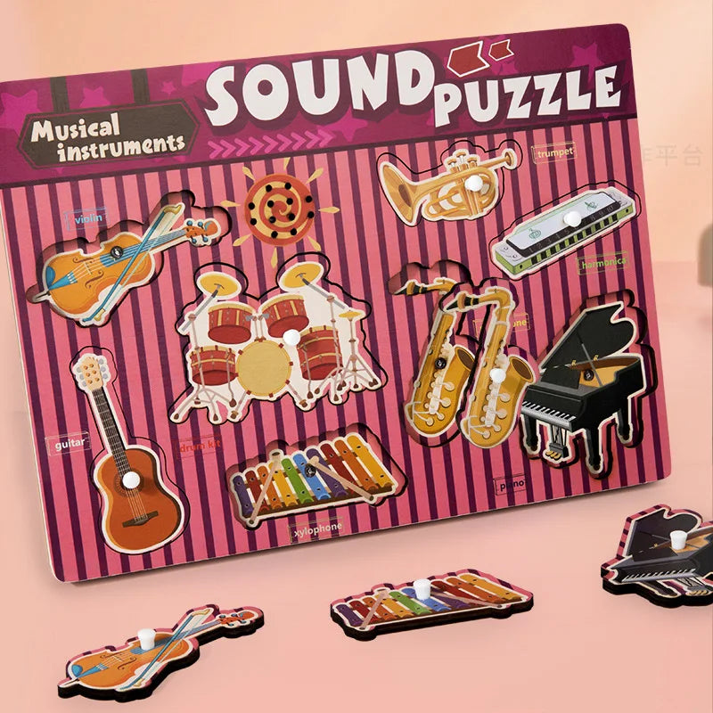 Pedagogiskt ljud- och formspel – Sound Matching Game