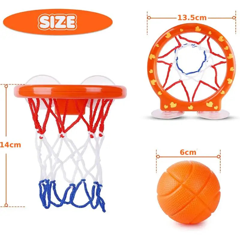 Basket badleksak för barn – Rolig vattenlek i badkaret