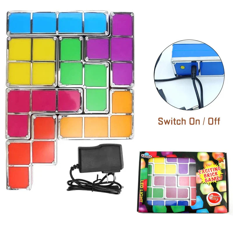 Tetris-lampa – Kreativ belysning för barn