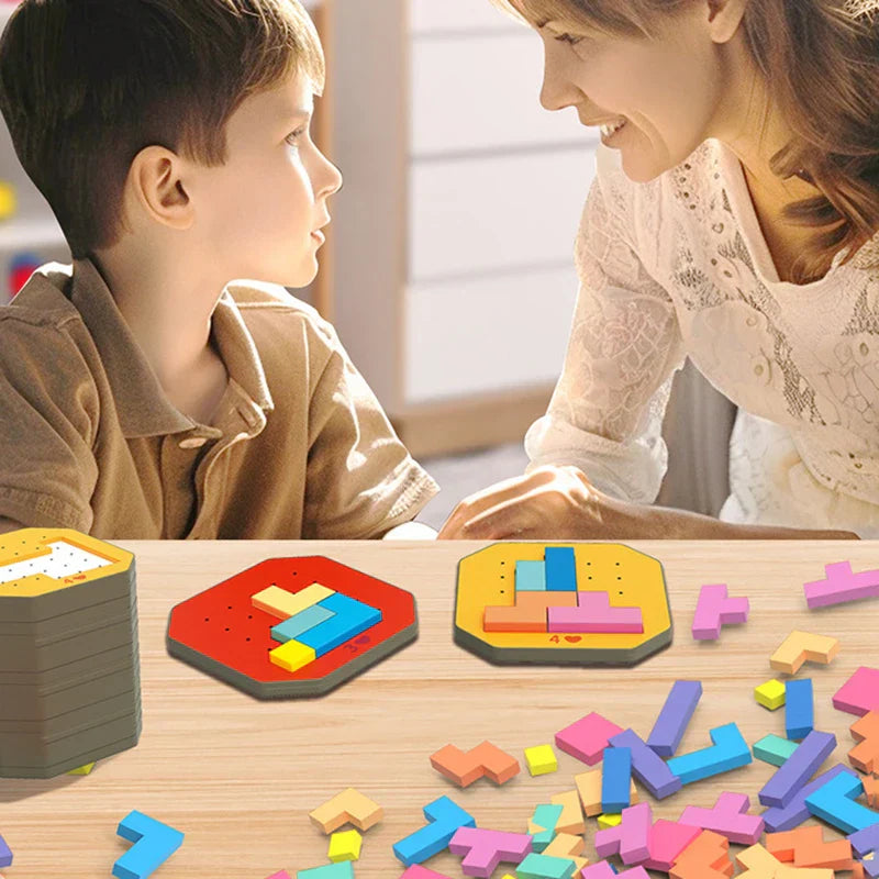 Tangram-pussel för barn – Kreativitet och logiskt tänkande