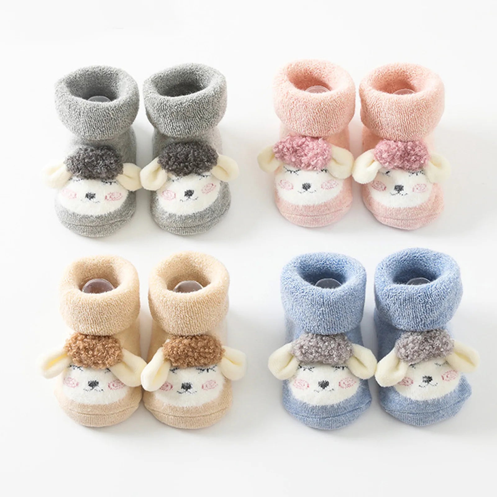 Halkfria och varma babysockor – Bekväma och säkra för små fötter