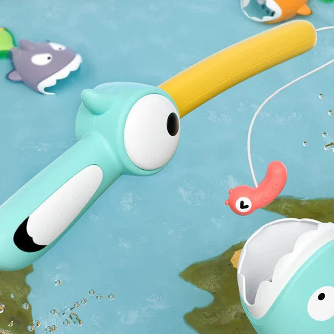Splash & Catch – Fiskespö i badkaret | Roligt fiskespel för barn
