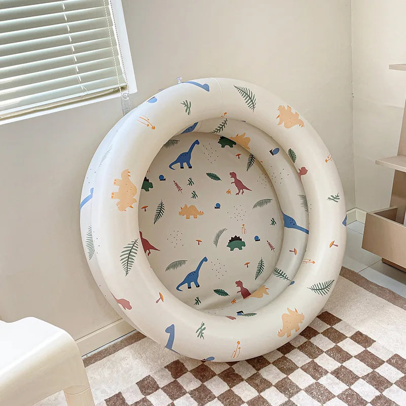 Uppblåsbar babypool – säker barnpool för sommarlek i trädgården