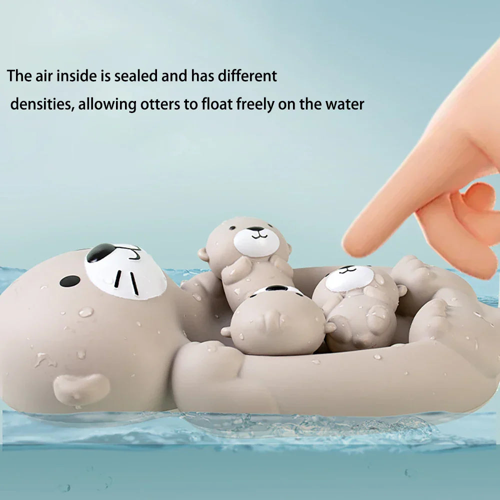Bath Buddies – Utterfamilj som badleksaker för barn