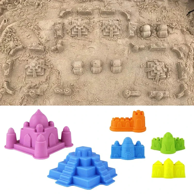 Sandset för barn – Lekfullt sandslottsbyggande utomhus
