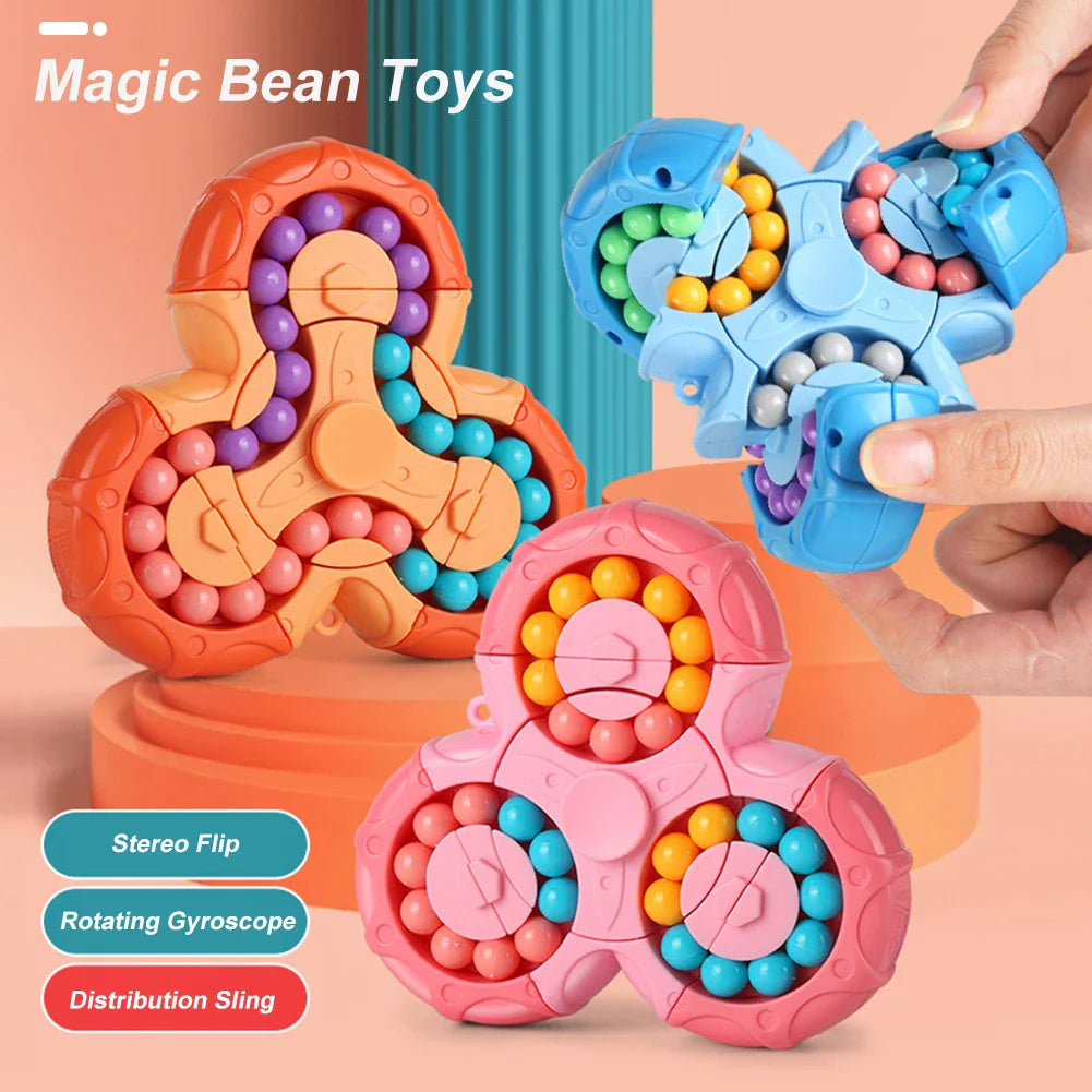 Bead Maze Cube – Fidget-leksak för fokus och koordination