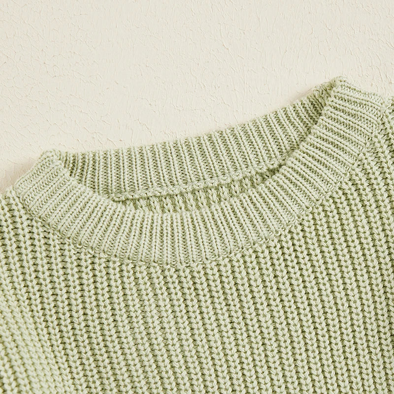 Mjuk och bekväm stickad tröja för barn – Värme och stil i ett