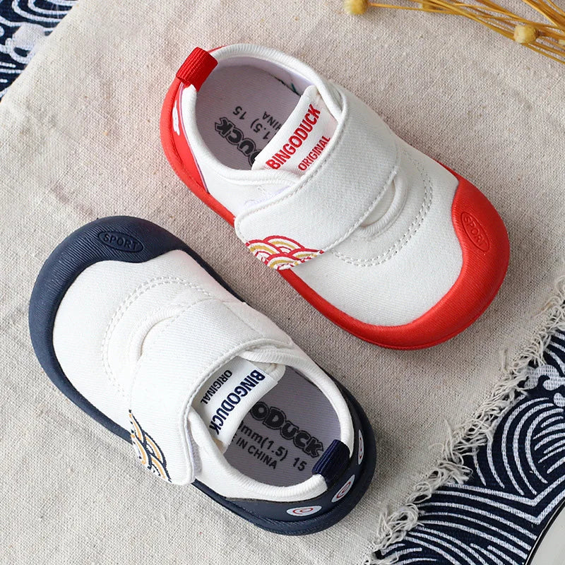 Andningsbara canvasskor för barn – lätta och bekväma sneakers