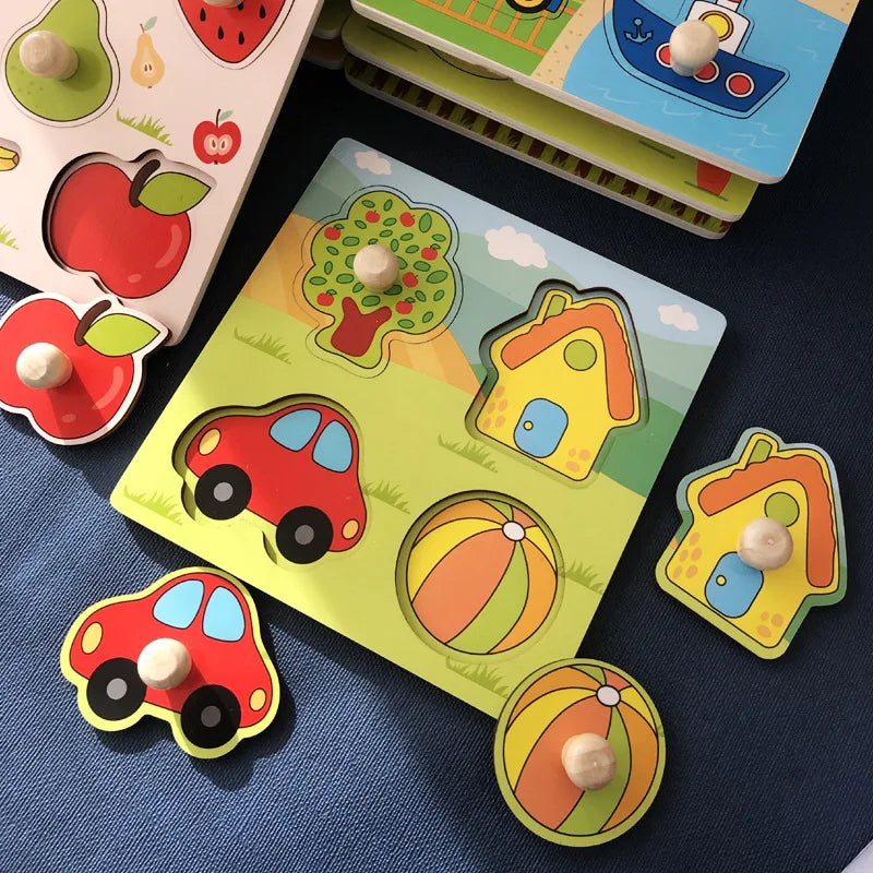 Clever Puzzle – Träpussel för barns lärande och utveckling