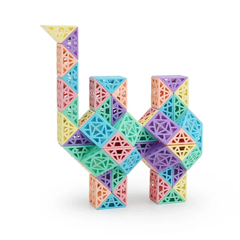 Pedagogiskt Snake Cube Set – Bygg och utforska kreativt