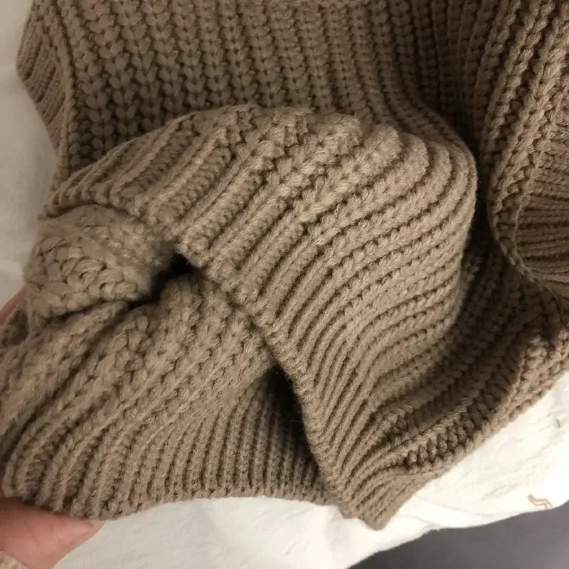 Mjuk och varm stickad spencer för barn – Bekväm och stilren
