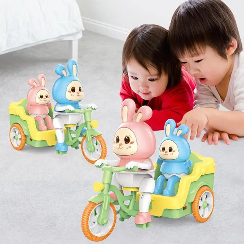Bike Bunnies – Cyklande leksakskaniner med musik och ljus