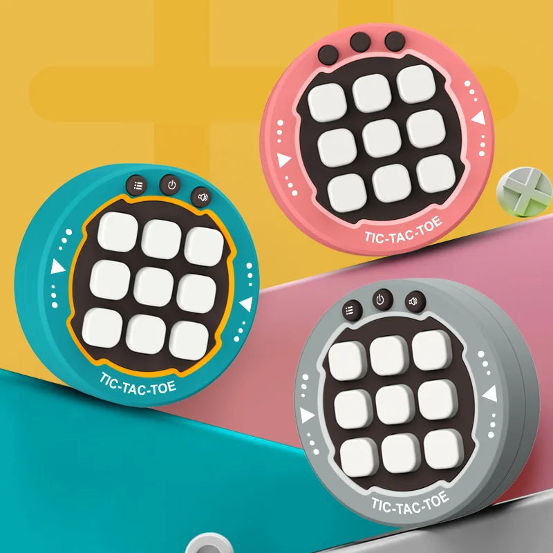 Tic Tac Toe i fickformat – Portabelt pusselspel för barn och familj
