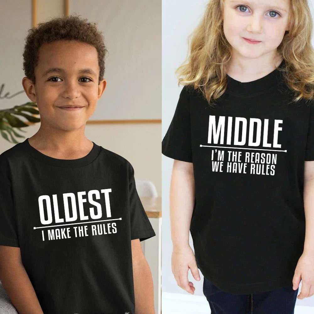 Matchande familje-t-shirts – stil och komfort för alla åldrar