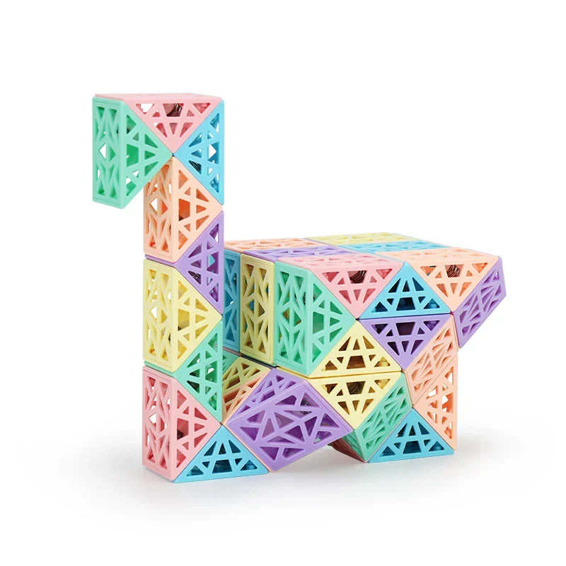 Pedagogiskt Snake Cube Set – Bygg och utforska kreativt