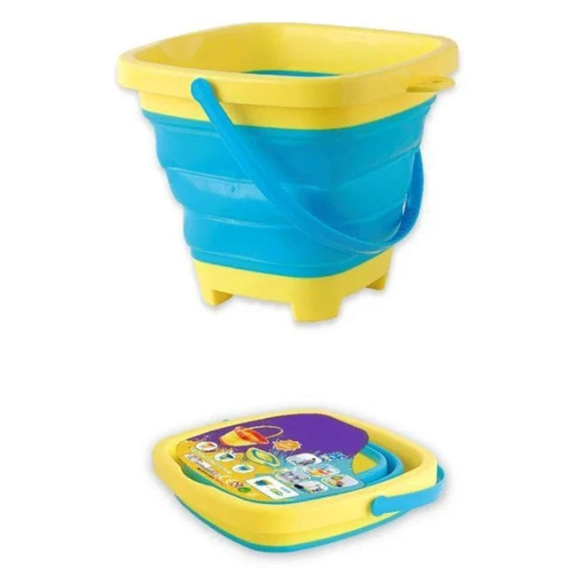 Foldable Bucket – Hopvikbar hink för strand och resor